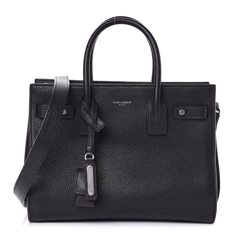 yves saint laurent small souple sac de jour black|Yves Saint Laurent .